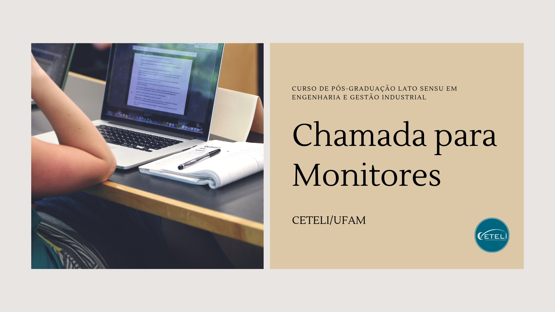 CHAMADA PARA MONITORES